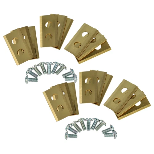 18 Messer Klingen für Kress Mission KR113 KR112 KR120E Rasenmäher Titan 5,2cm