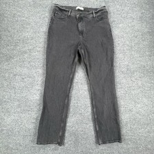 Abercrombie & Fitch Jeans Womens 33 16 90s Slim Straight Ultra High Rise Gray