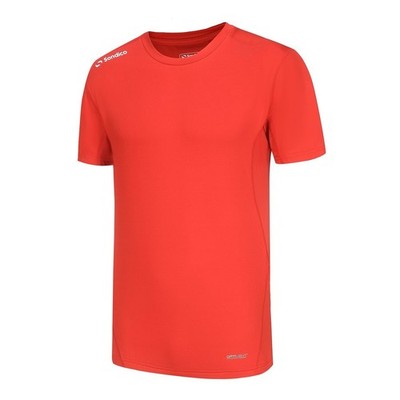 Sondico Herren Base Layer Kurzarm Kompression Top Rot Gr. XL Gym Laufen Neu