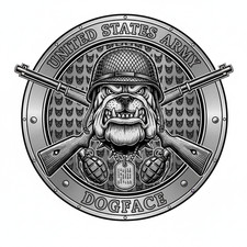 Army Dogface Grunt 11b Decal - Army Veteran Decal - 4 Vinyl Military Sticker Army Dogface Grunt 11b Decal - Army Veteran Decal - 4 Vinyl Military Sticker
