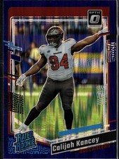 2023 Donruss Optic #295 Calijah Kancey Purple Shock