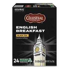 Celestial Seasonings 14731 Black Tea K-Cups - English Breakfast (24/Box) New