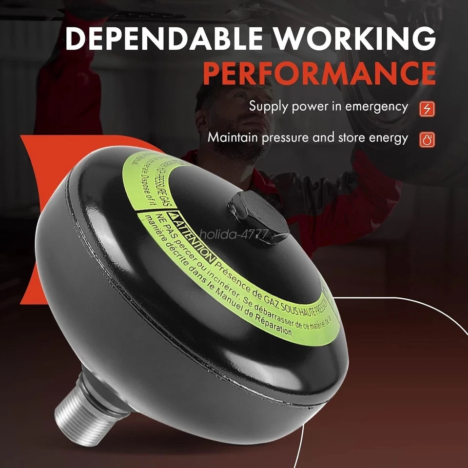 4x Front & Rear Suspension Accumulator Fit Lexus LX570 08-21 Toyota Land Cruiser Foto 2 de 4