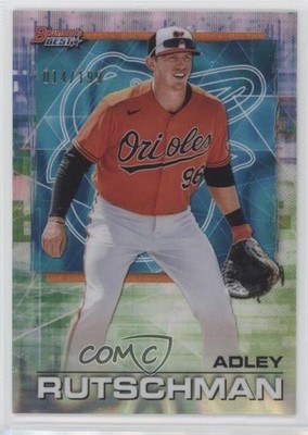 2021 Bowman's Best Aqua Lava Refractor 14/199 Adley Rutschman #25 1b8
