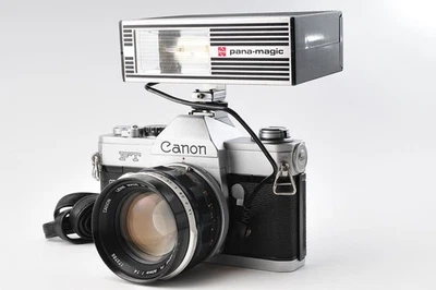 [Exc+5] Cámara fotográfica vintage Canon FT 35mm con kit de flash de lente FL... - Imagen 1 de 4