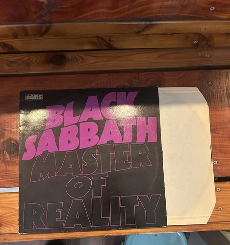 Original Vintage BLACK SABBATH "Master Of Reality" vinyl