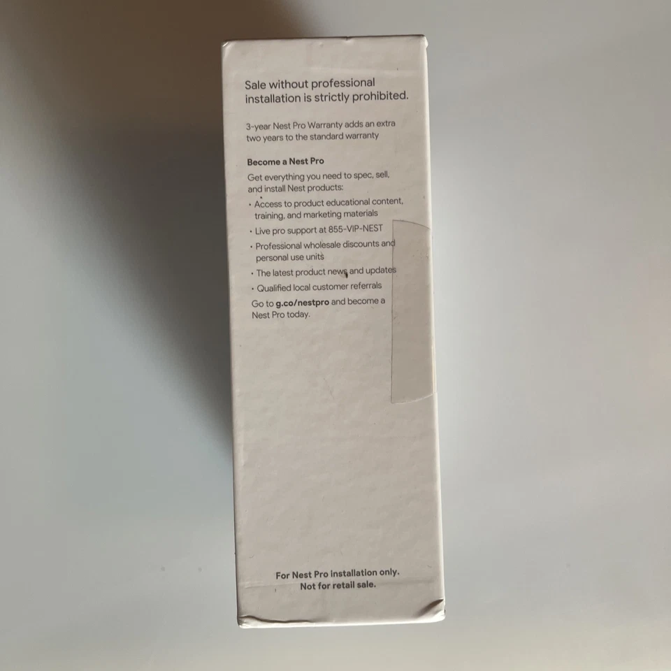 Google, T4000ES, Nest Thermostat E, Smart Thermostat White Brand New Sealed - Image 4 of 4