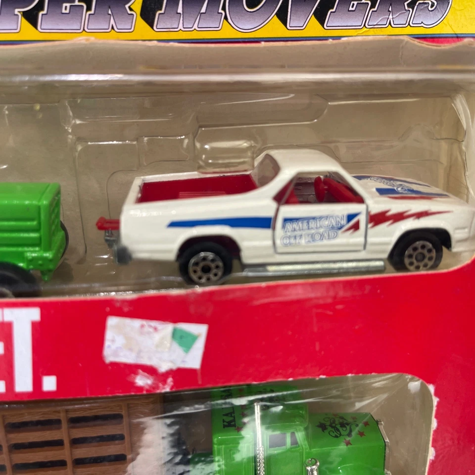 Semirremolque Majorette Diecast Super Movers 600 verde y marrón Kansas Foto 4 de 4