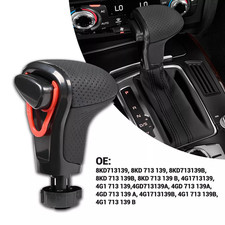Leder Schaltnauf Schalthebel Schaltknopf für AUDI A3 A4 A5 A6 Q5 Q7 8KD713139 DA