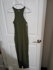 Womens Size Small Old Navy Green Floor Length Dress