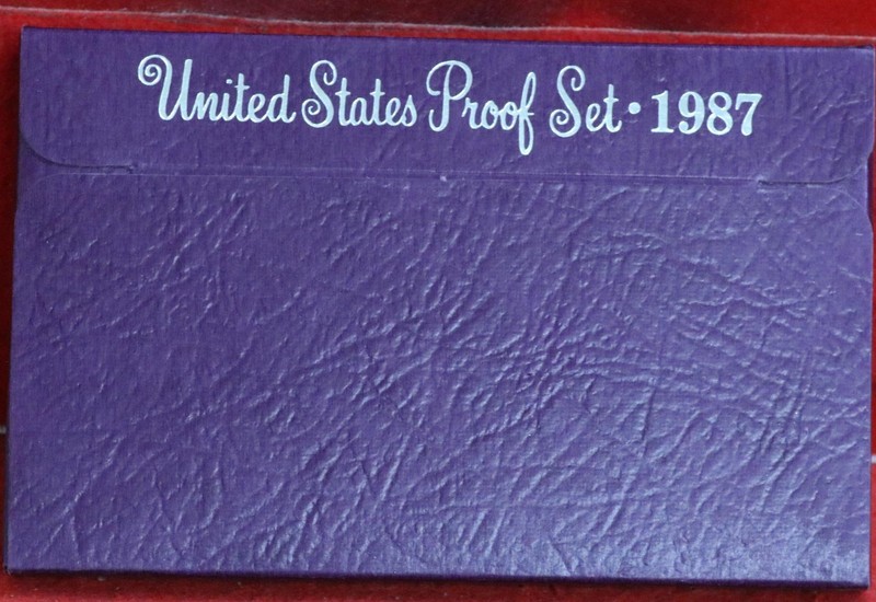 Uncirculated 1987 United States Mint Proof Set