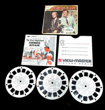 The Man From U.N.C.L.E TV 1966 View-Master 3 Reel Set  Booklet Zombie Affair