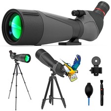 Gosky 20-60x85 Spotting Scope with Full Size Tripod, Phone Adapter and Cleani...