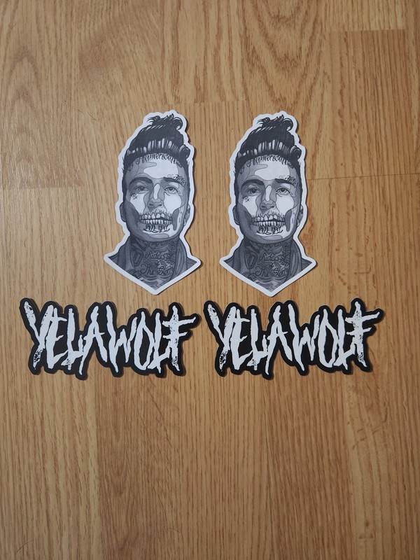 Yelawolf Sticker Lot of 4 Slumerican Eminem Jelly Roll