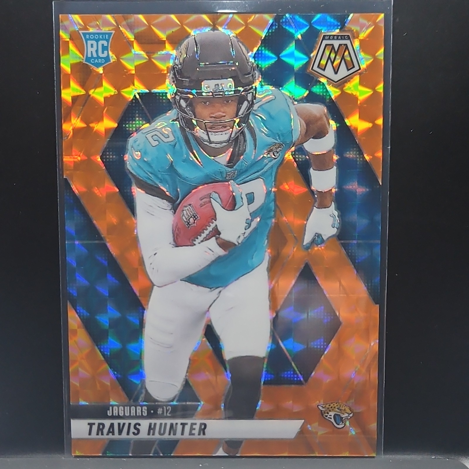 Panini 2025 Mosaic Rookie Orange Prizm Travis Hunter #301 Jaguars NFL /199