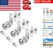 Waterproof Cabinet Locks - 3 Pack with Alike Keys for RV, Toolbox More