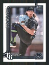 2025 Topps #179 Ryan Pepiot Tampa Bay Rays 41446