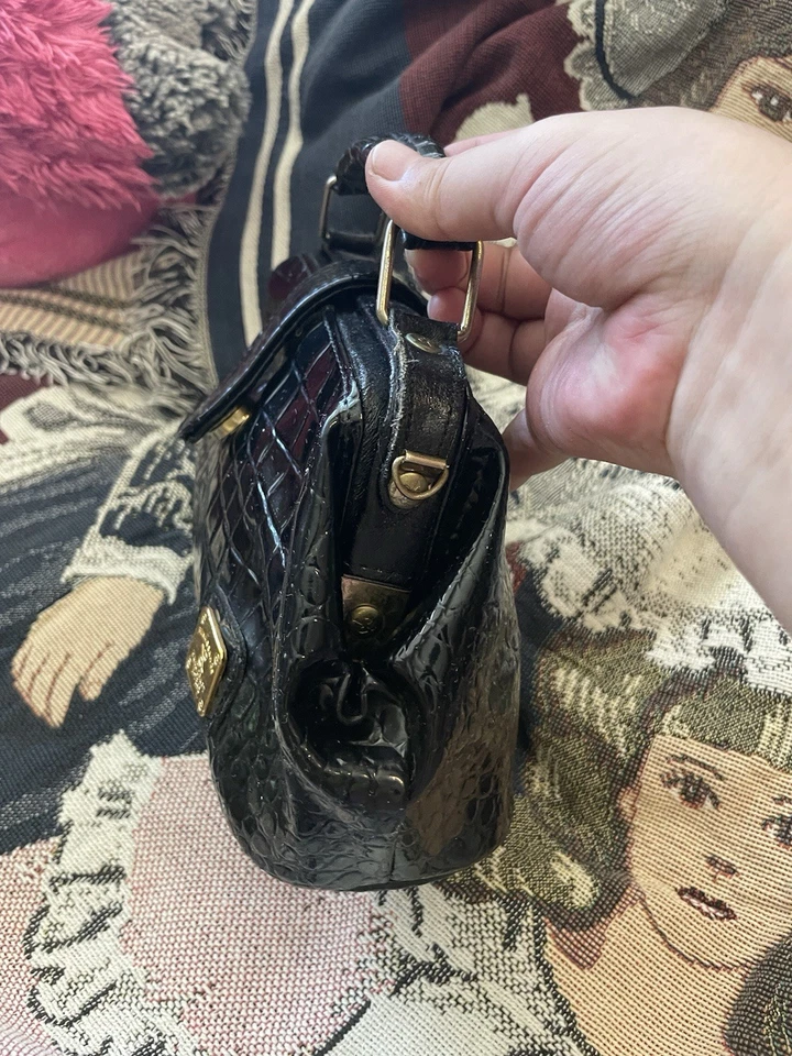 Marca Renaissance Corea Vintage Cuero Cubo/bolso Foto 3 de 4