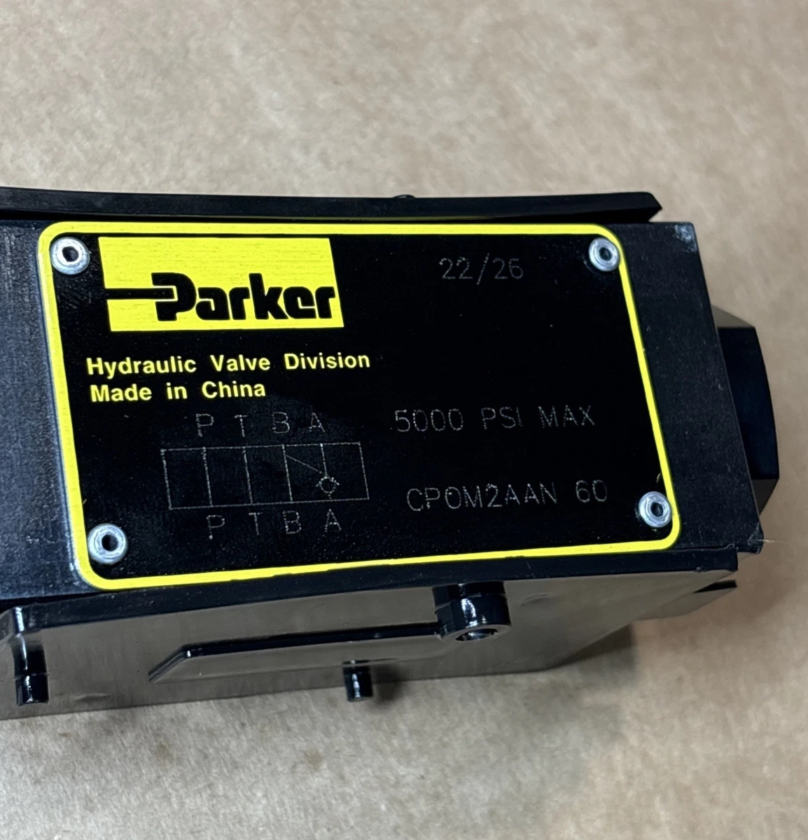 Parker CPOM2AAN 60 Pilot Operated Hydraulic Check Valve 5000 PSI Max photo 6