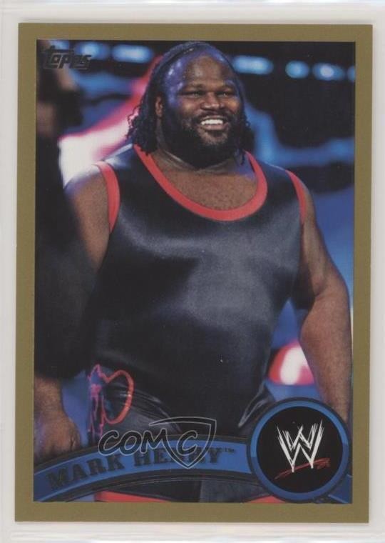 2011 Topps WWE Gold 23/50 Mark Henry #69 0t6p