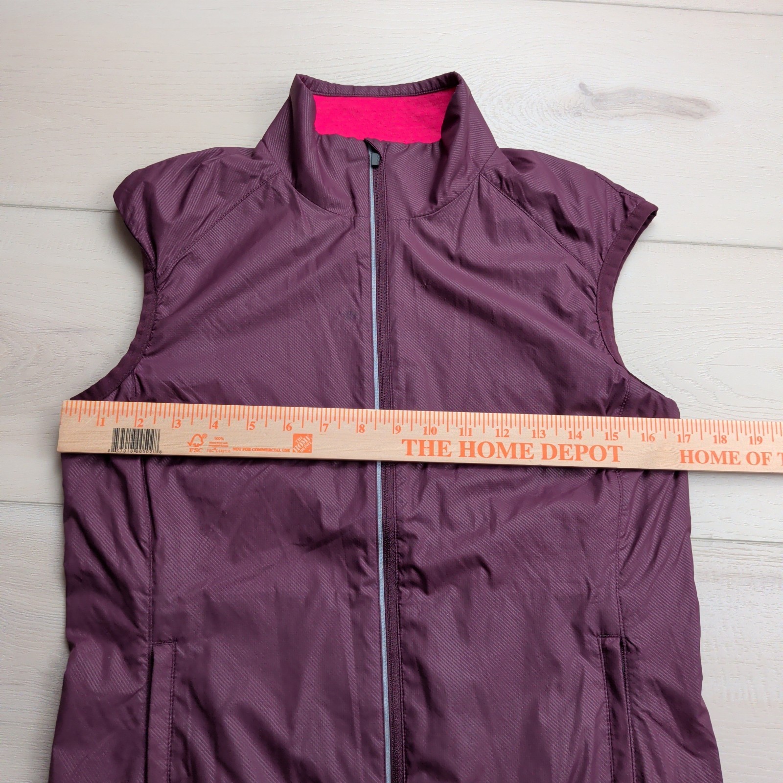 Icebreaker Merino Cool-Lite Vest Womens Small Maroon Red image 8