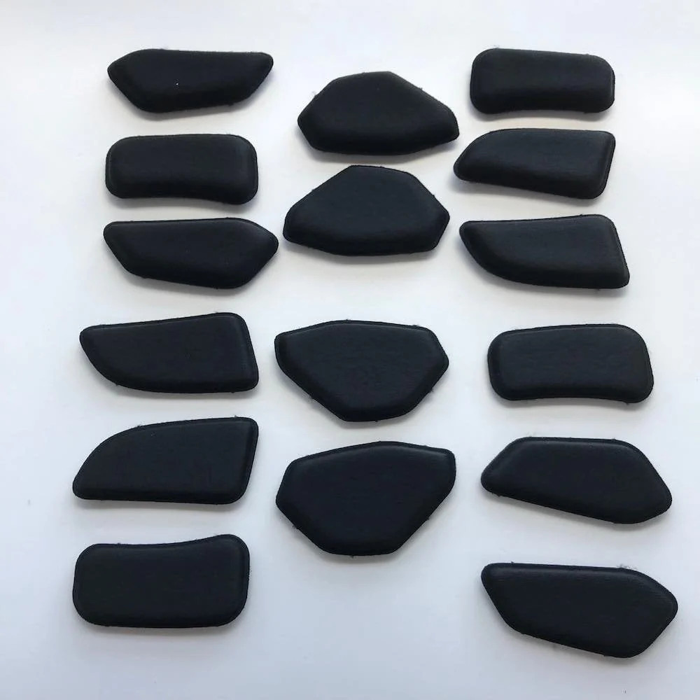 Alpinestars (Spares) BNS Tech 2 - Soft Insert Pad Set  - Black