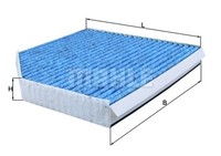 Mahle Innenraumfilter Pollenfilter Filter Innenraumluft Caremetix® LAO 386