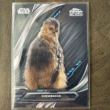 Chewbacca 2024 Topps Chrome Black Star Wars Card 13
