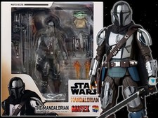 Star Wars MAFEX Action Figure No.256 The Mandalorian Chrome Version The Mandalor
