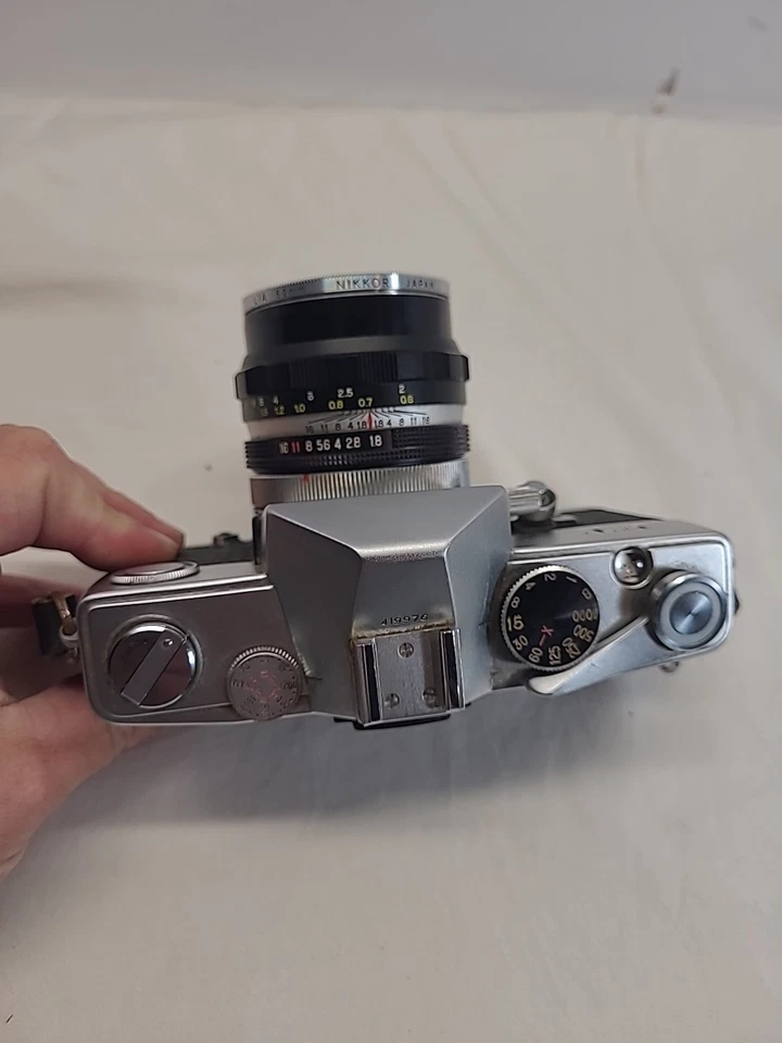 Cámara fotográfica Petri FT 419976 vintage de 35 mm hecha en Japón sin probar como está Foto 2 de 4