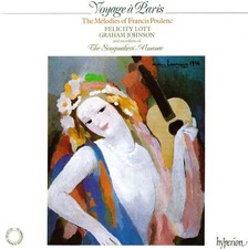 Voyage &agrave; Paris ~ The Melodies of Francis Poulenc / Lott, Murray, Rolfe Johnson, 