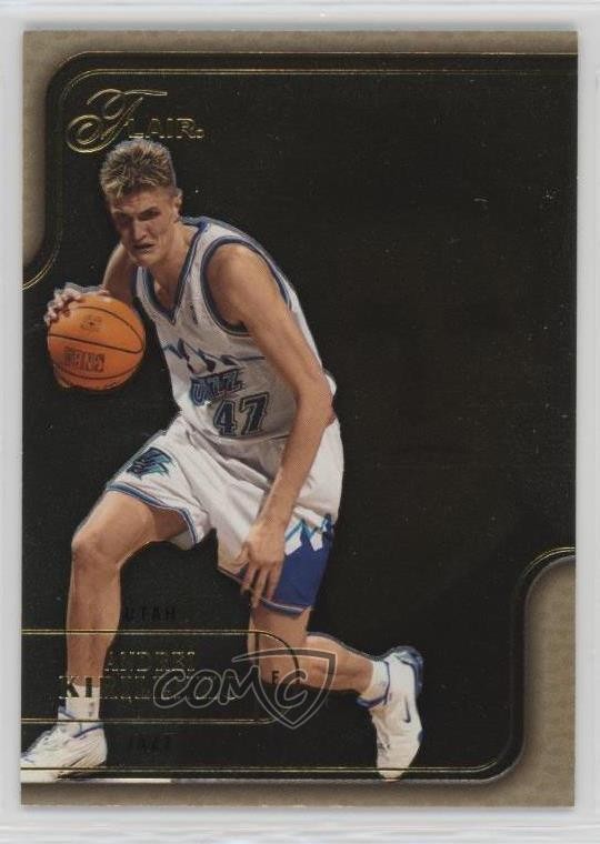 2003-04 Flair Flair Collection Gold 33/100 Andrei Kirilenko #13 nd3