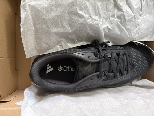 adidas Men's Duramo SL2 2.0 Triple Black Low Top Lace Up Mesh Sneaker IH8217
