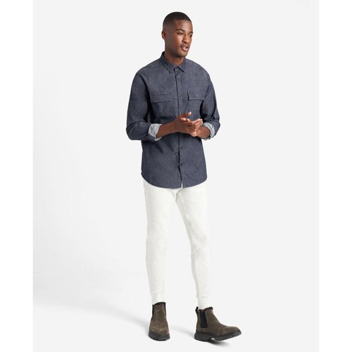 Kenneth Cole Slim-Fit Organic Stretch Jeanshemd Gr. M - Bild 2 von 14