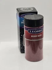 LEOBRO Red Glitter Glitter 180g/6.35oz Holographic Ultra Fine Glitter 1/128" ...