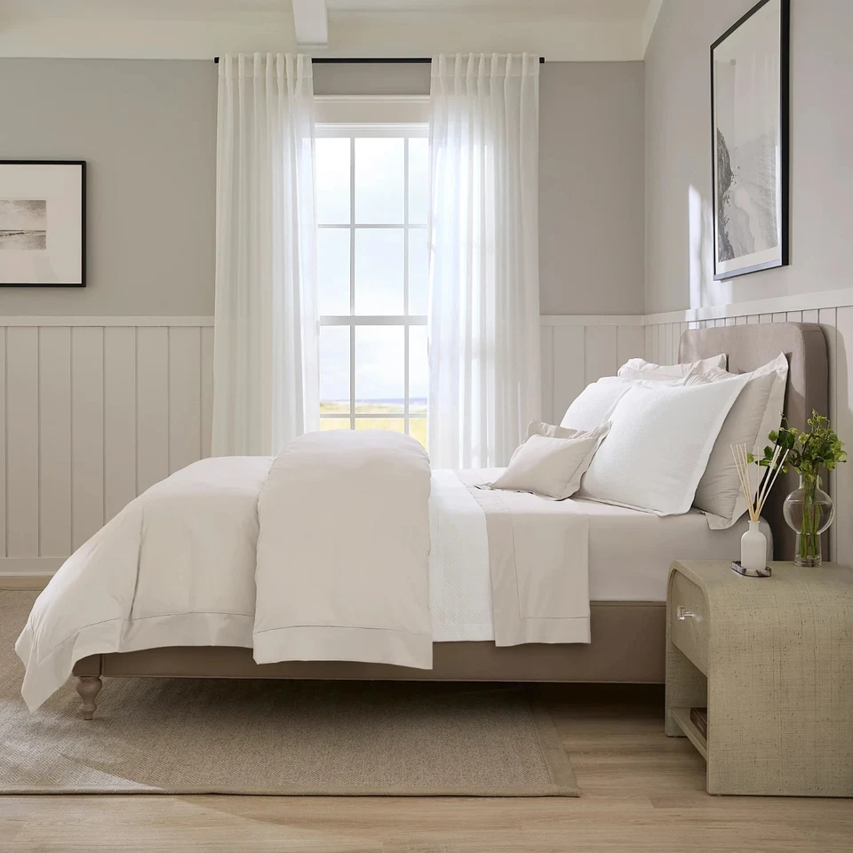 Funda nórdica Sferra Celeste Mushroom King bronceada 100 % algodón percal 401TC Italia NUEVA Foto 3 de 4