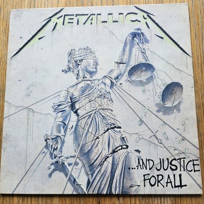 Metallica    And Justice for All (UK Vertigo Pressing) LP Vinyl VG+