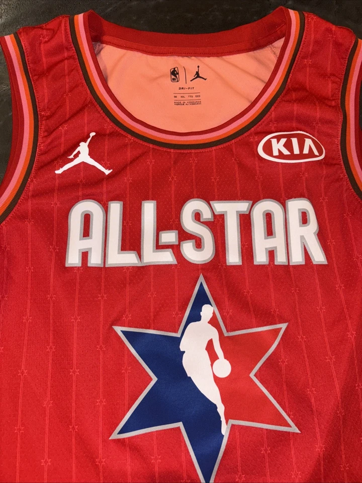 Camiseta Nike/Jordan NBA Brandon 2020 All-Star Swingman - Roja (Hombre 2XL) Foto 3 de 4
