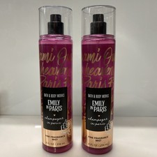 2 X Bath  Body Works CHAMPAGNE IN PARIS EMILY IN PARIS Fine Fragrance Mist 8oz