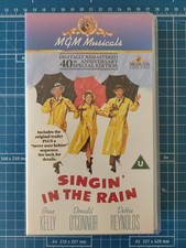 Singin' In The Rain (40th Anniversary Special Ed.) Gene Kelly (PAL VHS)