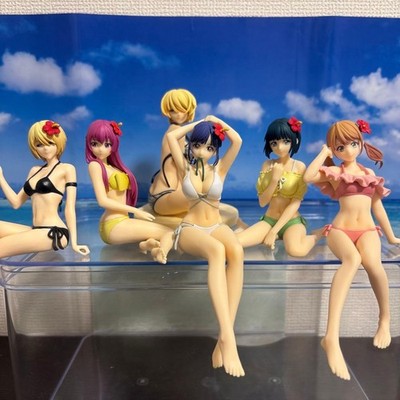 Megami no Cafe Terrace Figure Set 6 Anime Collectible Authentic Japan