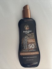 Australian Gold Spray Gel Sunscreen with Instant Bronzer SPF 50 8 oz