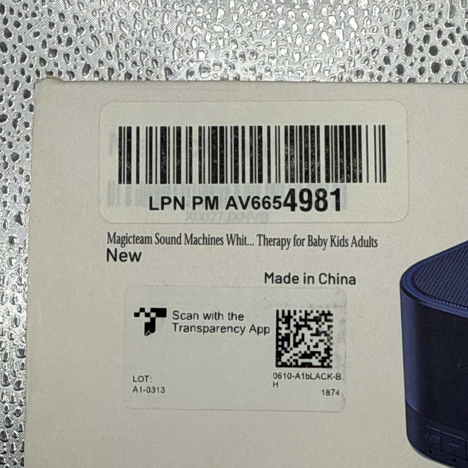 SN-A1 Magicteam Natural Sooth White Noise SN-A1, new open box.