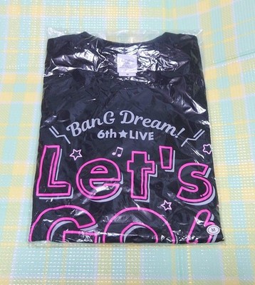Bang Dream Poppin Party 6th Anniversary Anime T-Shirt Ware