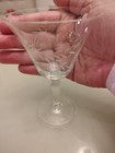 VTG MCM Lot Of Three Etched Floral Leaf Champagne Coupes — photo 3