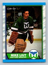#97 Mike Liut 1989-90 O-Pee-Chee Hartford Whalers