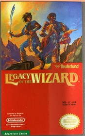 Legacy of the Wizard Nintendo NES Game Cartridge