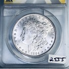 1884 BU GEM MORGAN SILVER DOLLAR UNC MS 63 U.S. MINT RARE COIN 2555 — photo 3