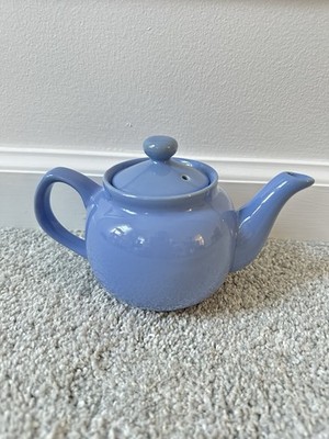 Old Amsterdam Porcelain Works Personal Sized Teapot In Blue Lead Free