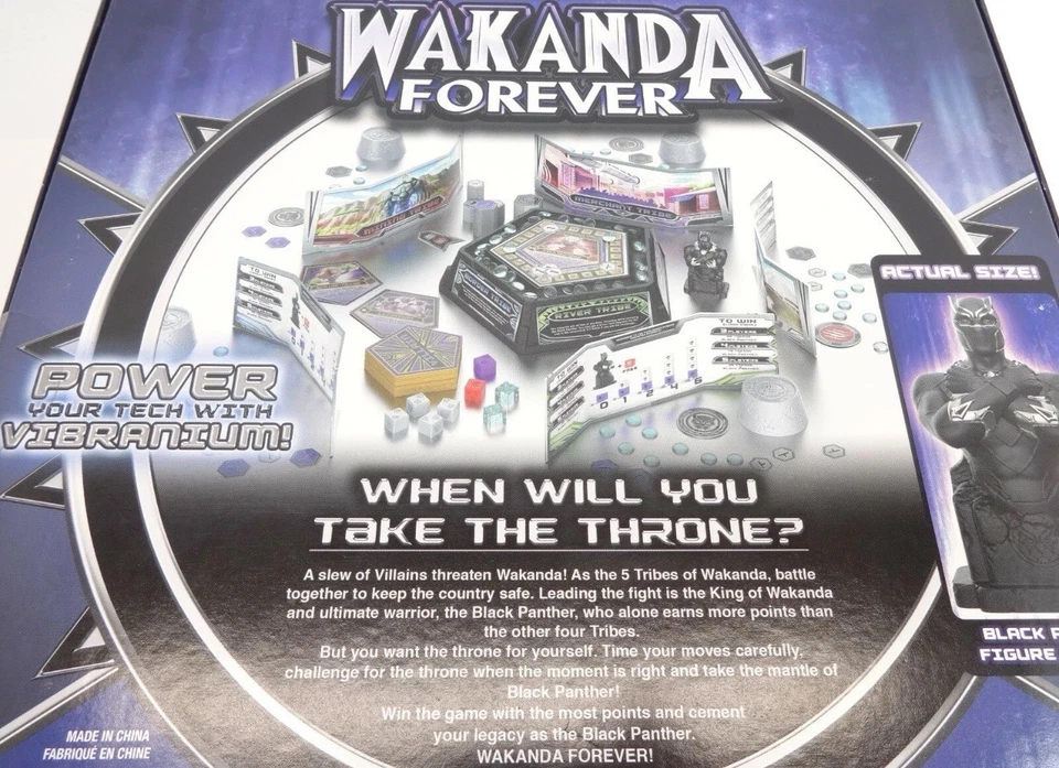 Marvel Wakanda Forever Black Panther Board Game Complete New Sealed Cardinal - Image 3 of 3